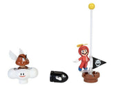 Nintendo Super Mario Cloud Diorama Set Includes 2.5 Inch Figure 40199 - Colorland Toys